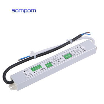 sompom IP67 220v ac to 12v dc transformer 12V2.5A30W waterproof power supply for led strip